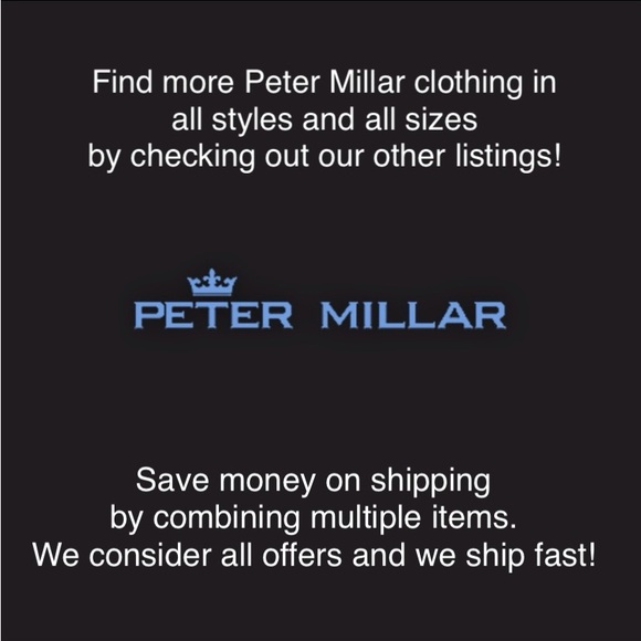 PETER MILLAR Crown Crafted Barnes Short Sleeve Cotton Blend Polo Shirt XXL NWT - Picture 7 of 7